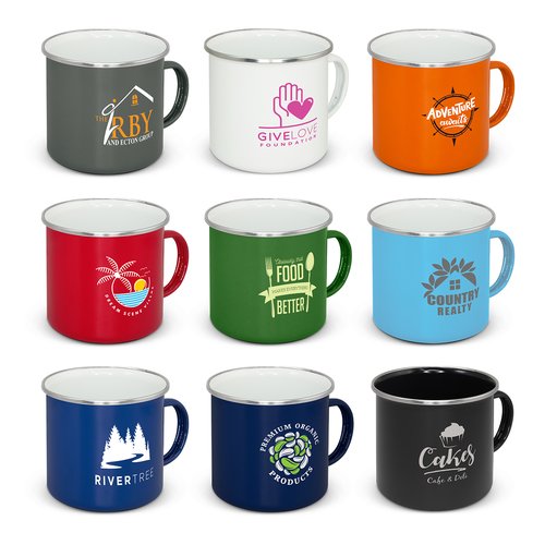 Custom Enamel Coffee Mug